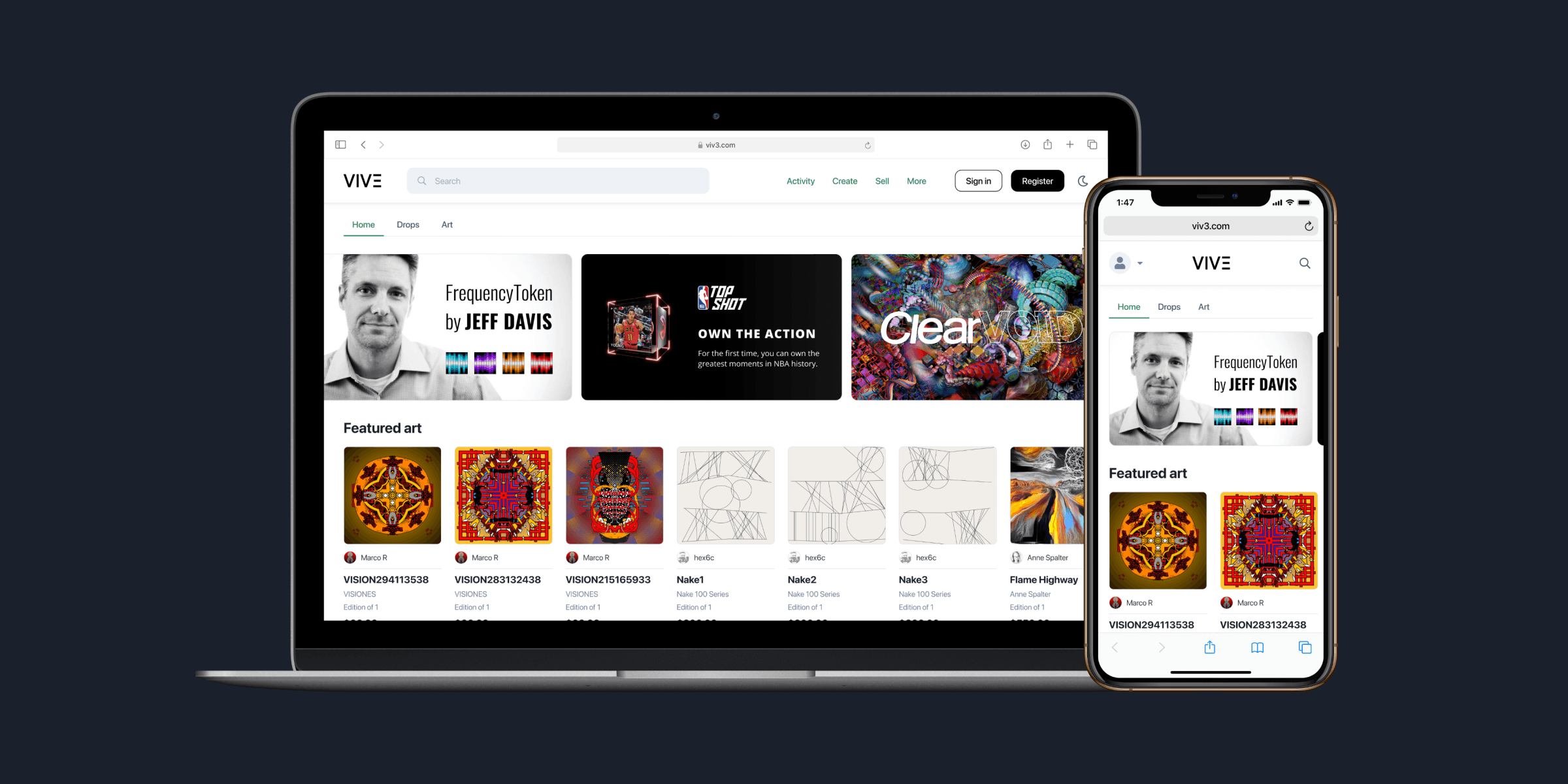Thumbnail for the NFT Marketplace project